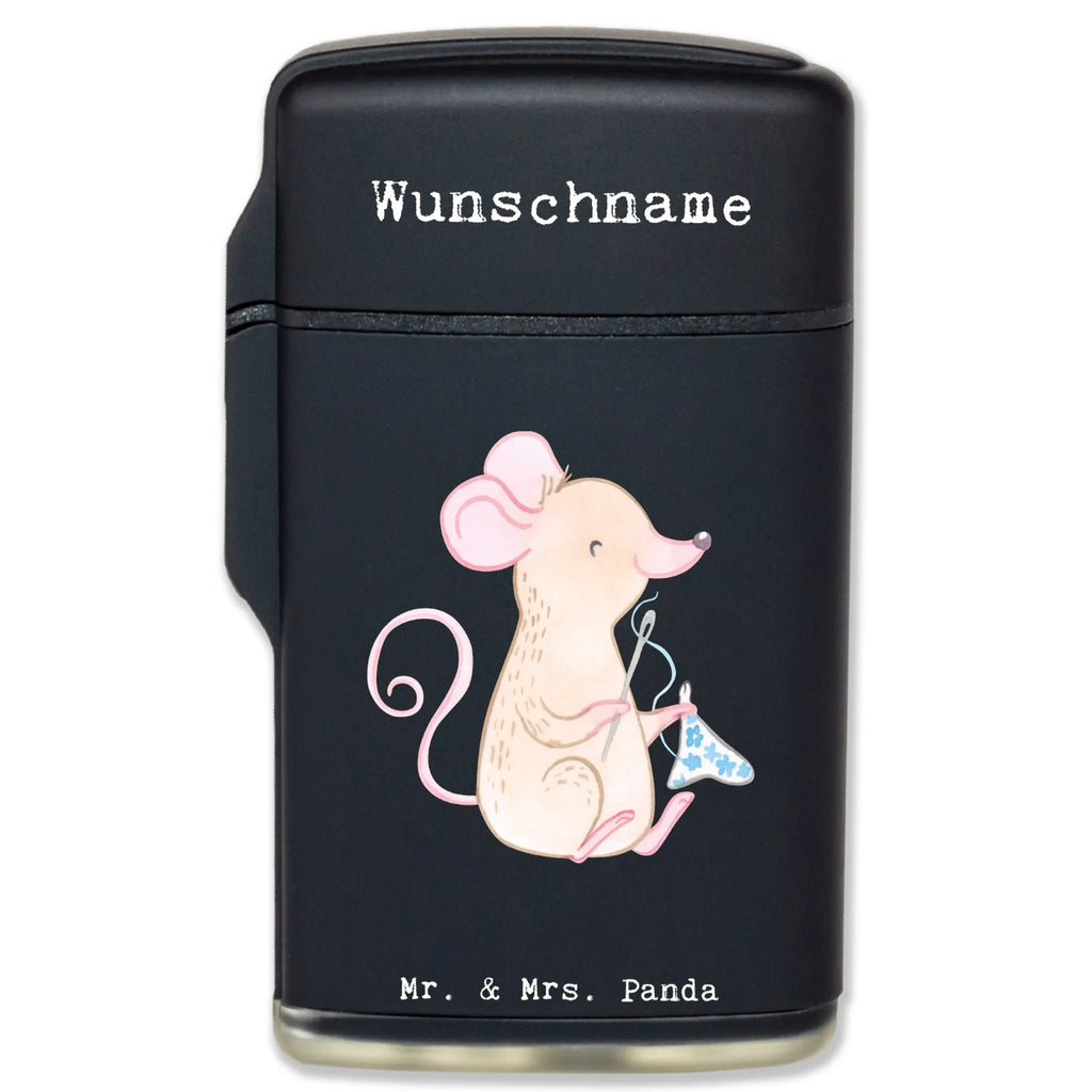Personalised lighter Mouse Sew Gift, sport, hobby, giving, thank you, award, profit, athlete, sewing class, sewing machine, Sewing, creative hobby, DIY