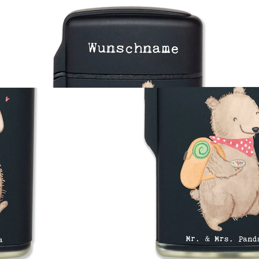 Personalised lighter bear Hike Gift, sport, hobby, giving, thank you, award, profit, athlete, Hiking, walking, discovering nature, winter tours, outdoor sports, leisure sports, mountaineering