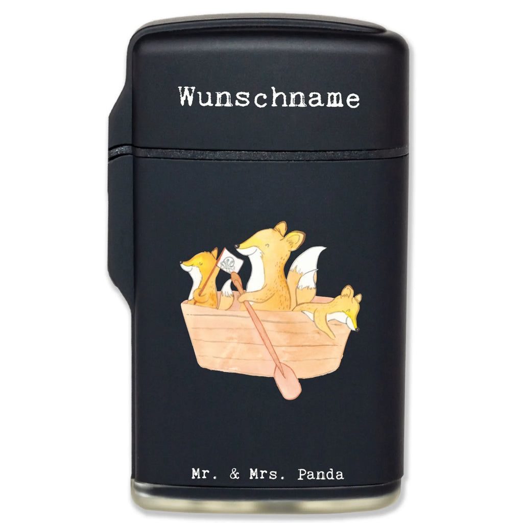 Personalised lighter Fox Canoeing Gift, sport, hobby, giving, thank you, award, profit, athlete, canoe rental, Canoeing, canoe school, canoe tour, paddling tour