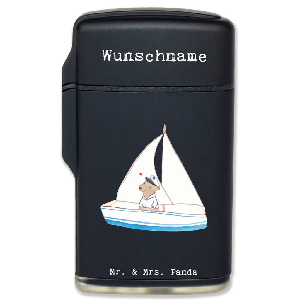 Personalised lighter bear Sail Gift, sport, hobby, giving, thank you, award, profit, athlete, sailing school, yacht club, sailing, sailing trip, sailing boat