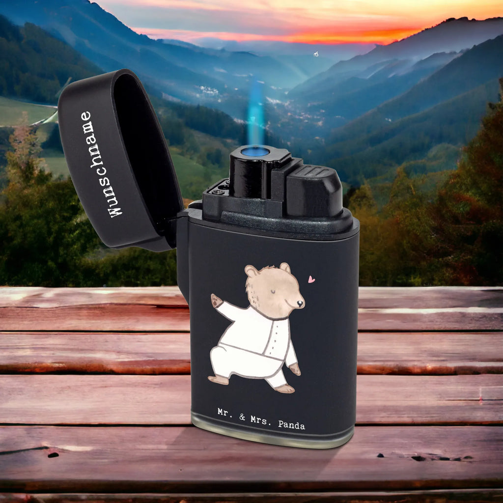 Personalised lighter bear Dive Gift, sport, hobby, giving, thank you, award, profit, athlete, snorkeling, diving school, diving, dive, Diving