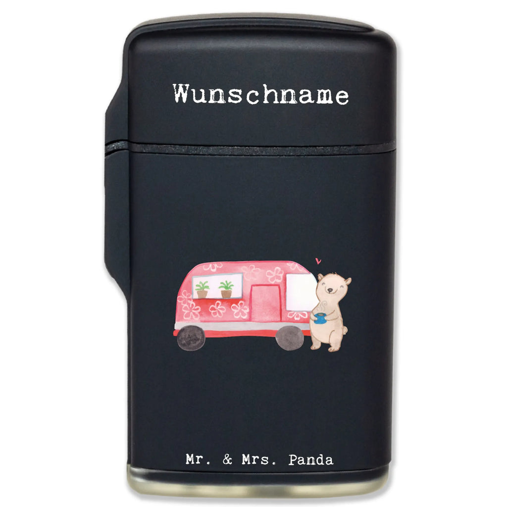 Personalised lighter bear camper Gift, sport, hobby, giving, thank you, award, profit, athlete, RV, Campground, Camper, Camping, Road Trip, Vacation