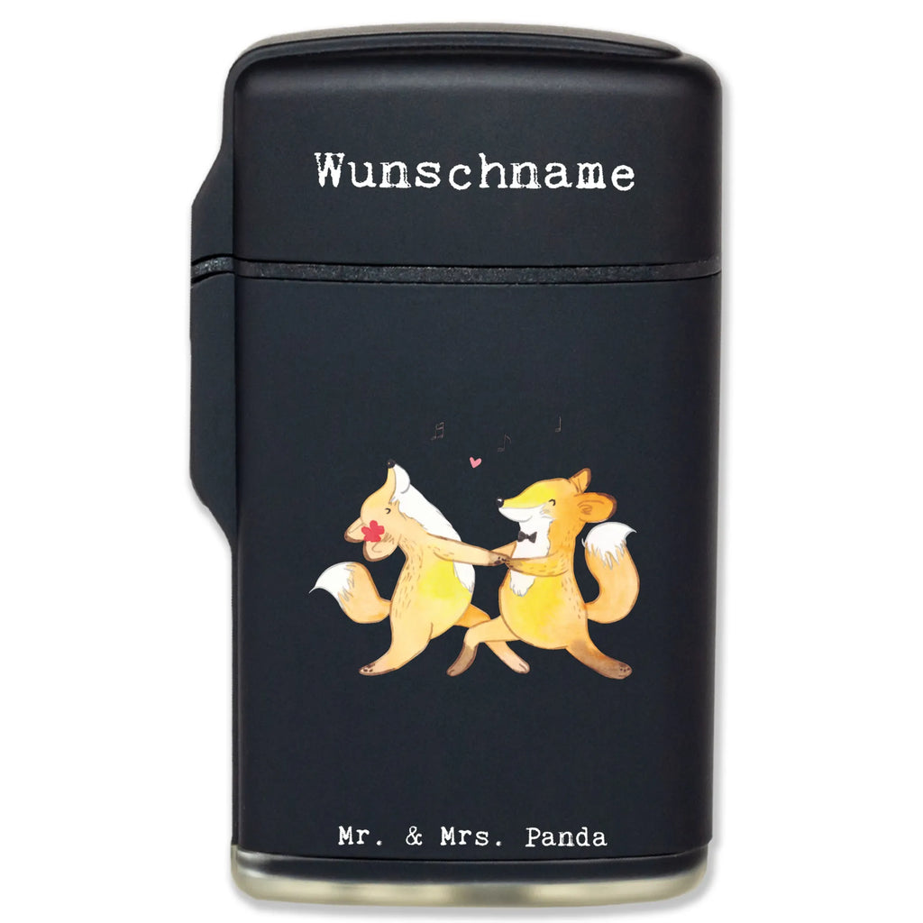 Personalised lighter foxes dancing salsa Gift, sport, hobby, giving, thank you, award, profit, athlete, dance school, dancing, dancing salsa, dance class