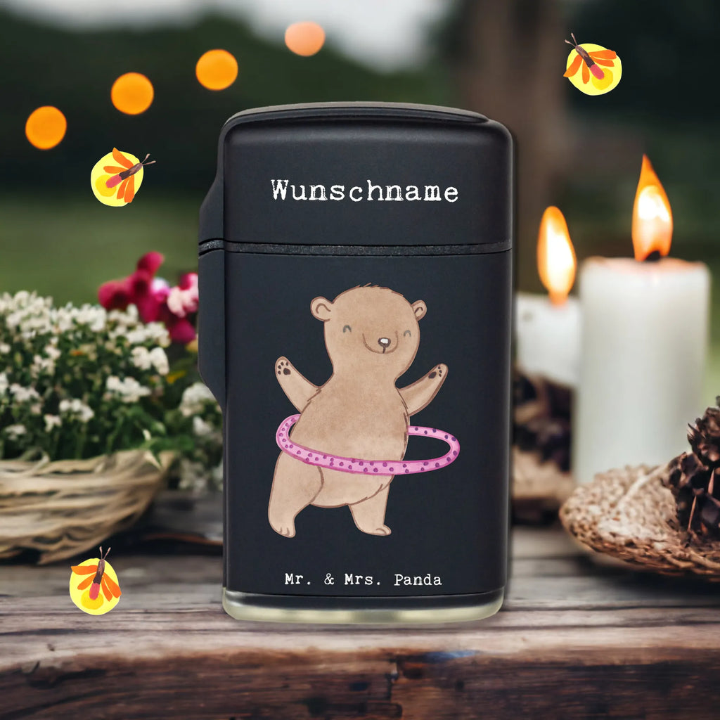 Spersonalizowana zapalniczka niedźwiedź hula-hop Prezent, Sport, Dyscyplina sportowa, Hobby, Darować, Dziękuję, Dzięki, Wyróżnienie, Wygrana, Sportowiec