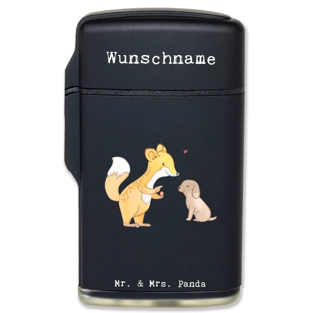 Personalised lighter Fox dog training Gift, sport, hobby, giving, thank you, award, profit, athlete, dog school, Dog training, puppy school, dog education, dog exam