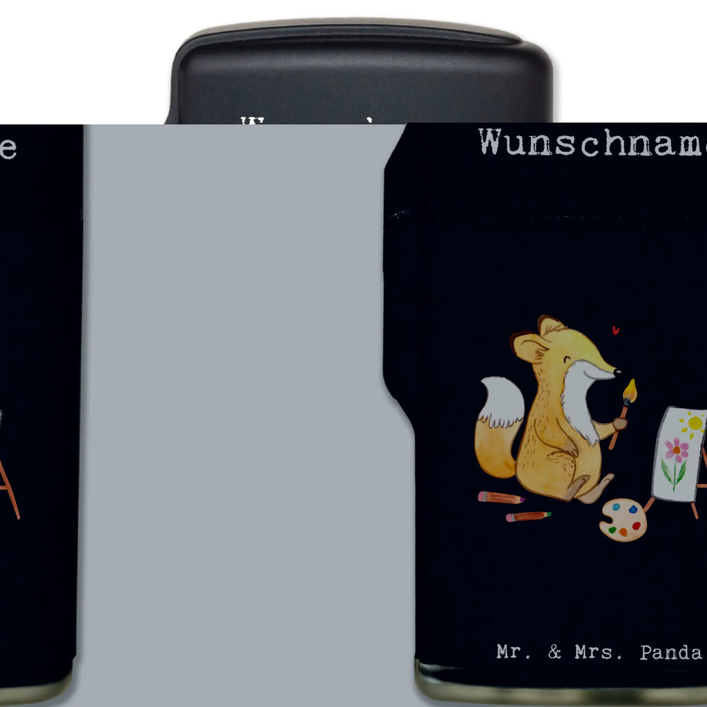 Personalised lighter Fox To paint Gift, sport, hobby, giving, thank you, award, profit, athlete, hobby artist, Painting, drawing, artist