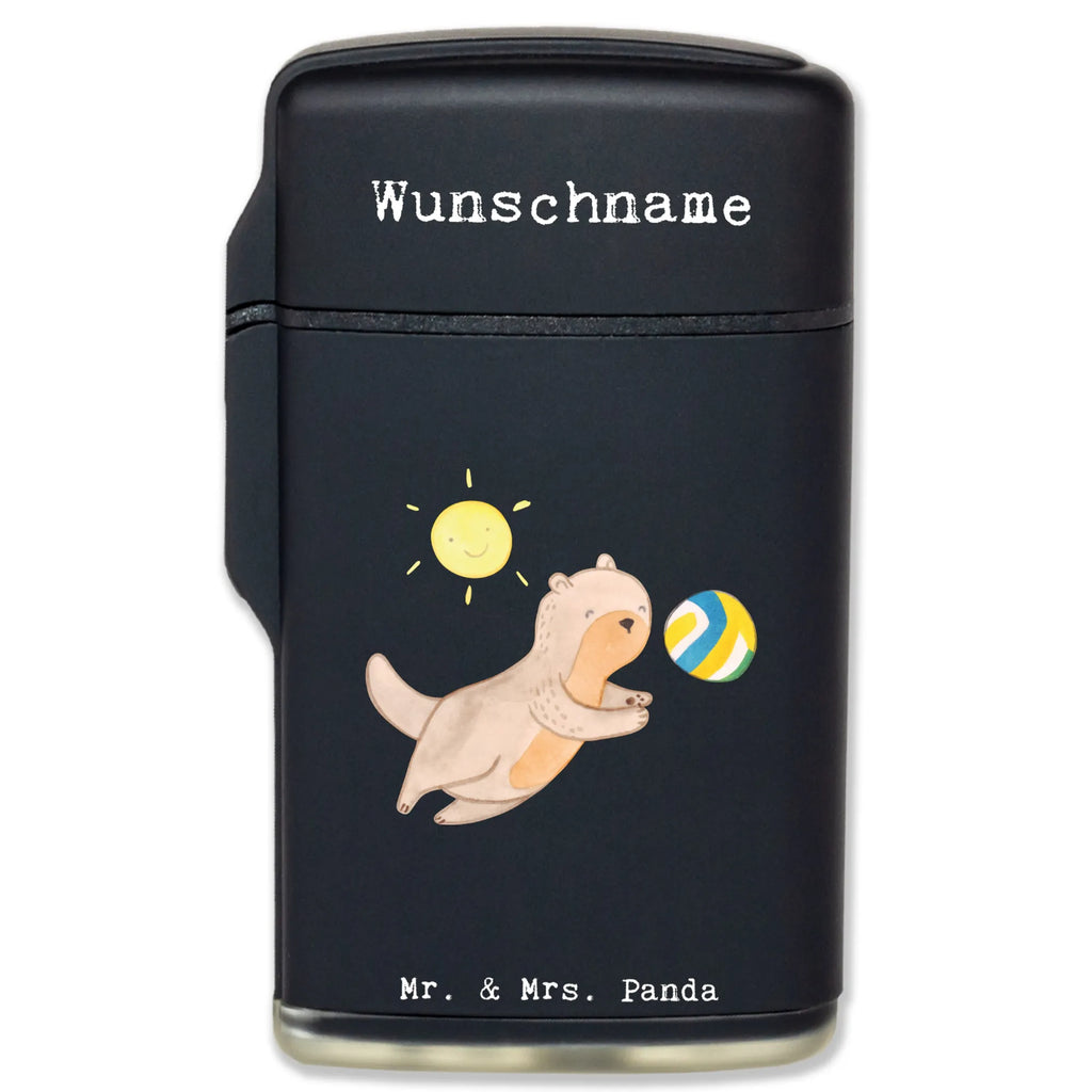 Personalised lighter otter beach volleyball Gift, sport, hobby, giving, thank you, award, profit, athlete, ball sports, volleyball, volleyball tournament, Beach volleyball
