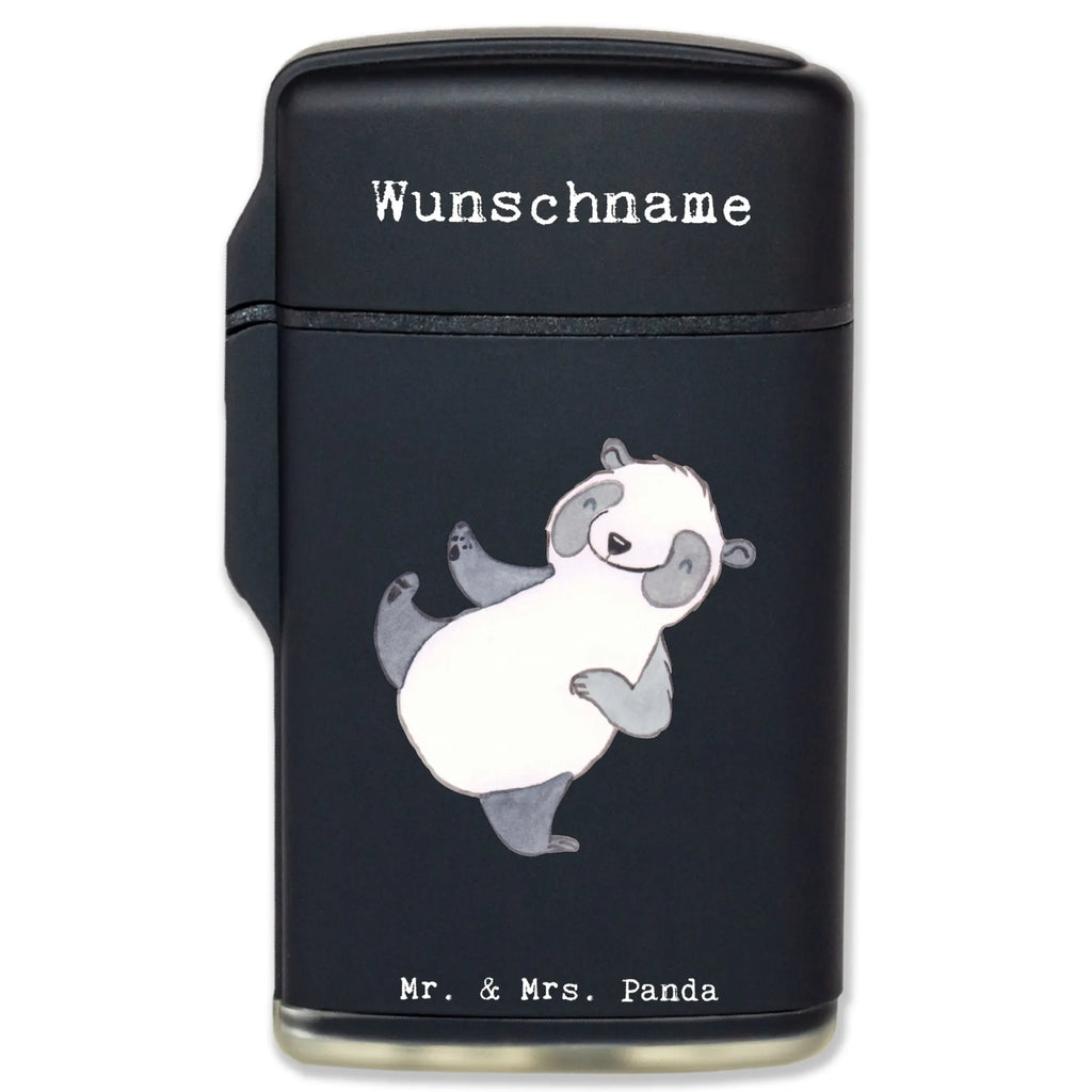 Personalised lighter panda martial arts Gift, sport, hobby, giving, thank you, award, profit, athlete, self defense, Martial arts, martial arts