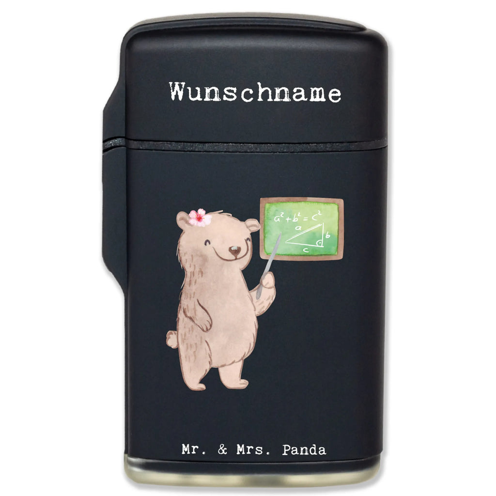 Personalised lighter Math tutor heart gift, gift idea, best, farewell gift, passing exam, anniversary, retirement, promotion, job start, sayings, funny, profession