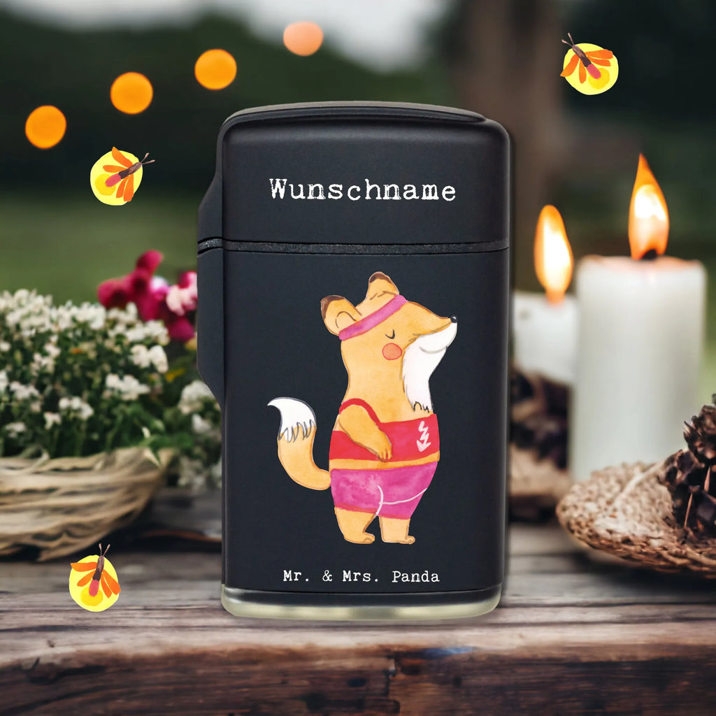 Spersonalizowana zapalniczka Sportsmenka serce Zawód, Wykształcenie, Jubileusz, Pożegnanie, Emerytura, Kolega, Koleżanka, Prezent, Dawać, Pracownik, Współpracownik, Firma, Dziękuję, Dziękuję bardzo