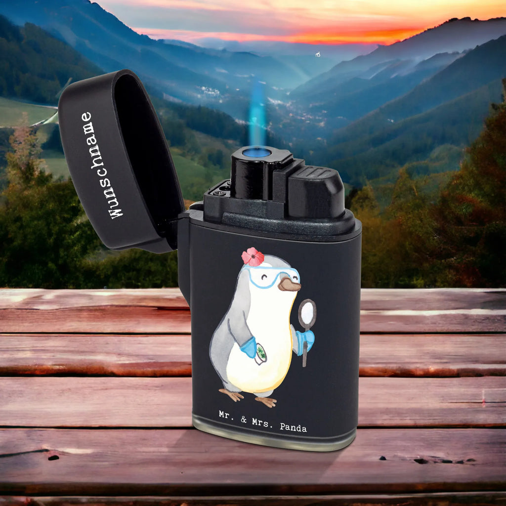 Personalised lighter biologist Heart gift, gift idea, best, farewell gift, passing exam, anniversary, retirement, promotion, job start, sayings, funny, profession