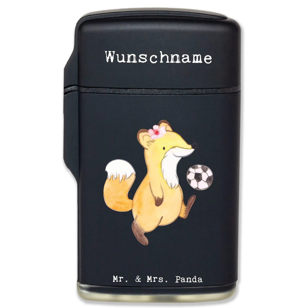 Personalised lighter female footballer Heart gift, gift idea, best, farewell gift, passing exam, anniversary, retirement, promotion, job start, sayings, funny, profession