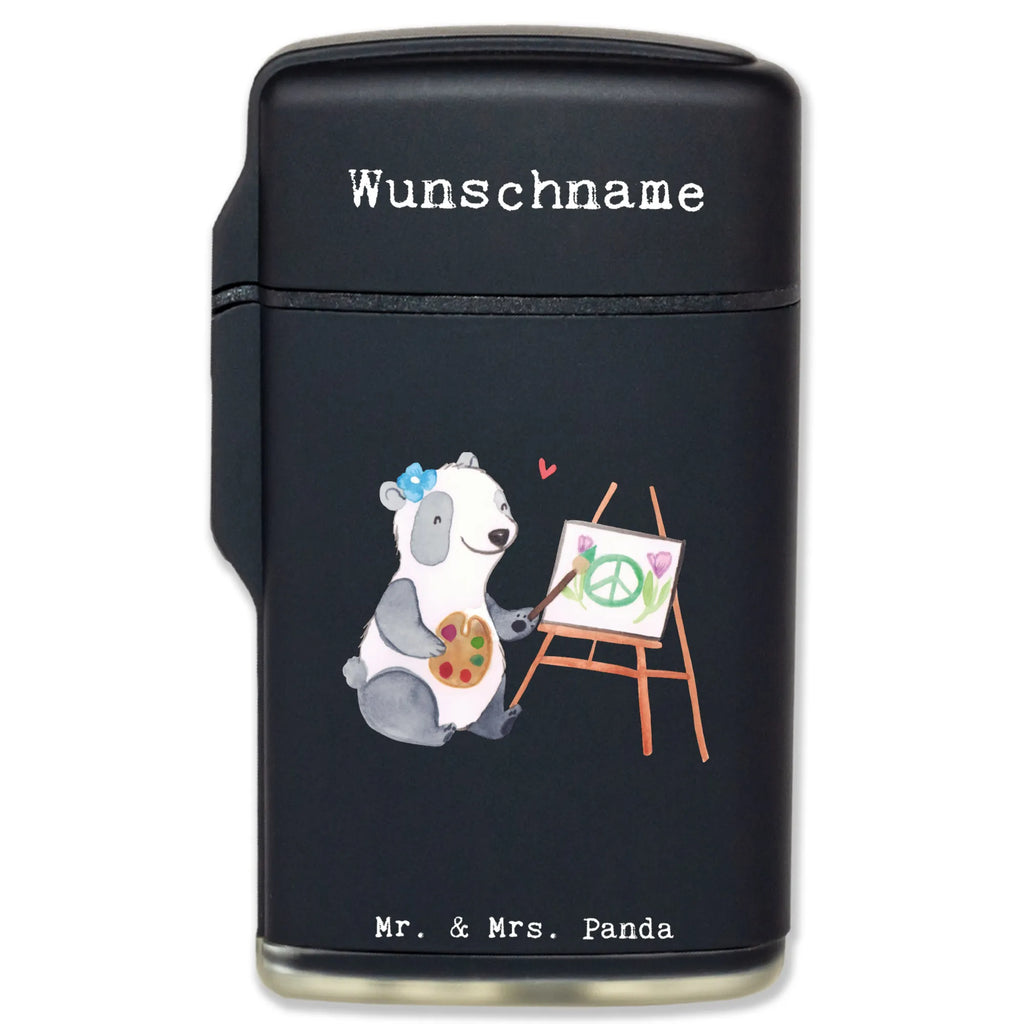 Personalised lighter female artist Heart gift, gift idea, best, farewell gift, passing exam, anniversary, retirement, promotion, job start, sayings, funny, profession