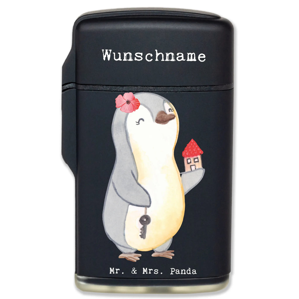 Personalised lighter real estate agent Heart gift, gift idea, best, farewell gift, passing exam, anniversary, retirement, promotion, job start, sayings, funny, profession