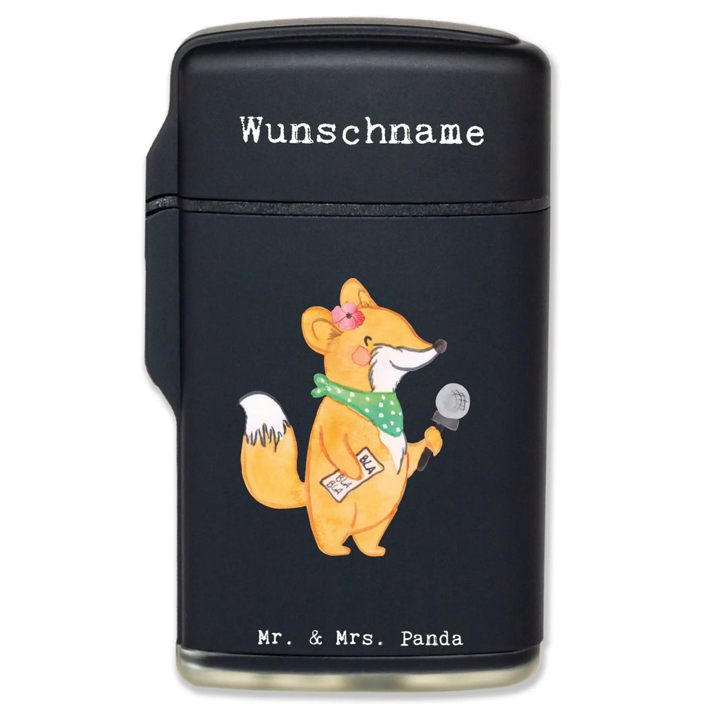 Personalised lighter journalist Heart gift, gift idea, best, farewell gift, passing exam, anniversary, retirement, promotion, job start, sayings, funny, profession