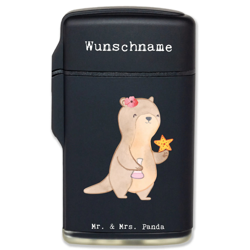 Personalised lighter female oceanographer Heart gift, gift idea, best, farewell gift, passing exam, anniversary, retirement, promotion, job start, sayings, funny, profession