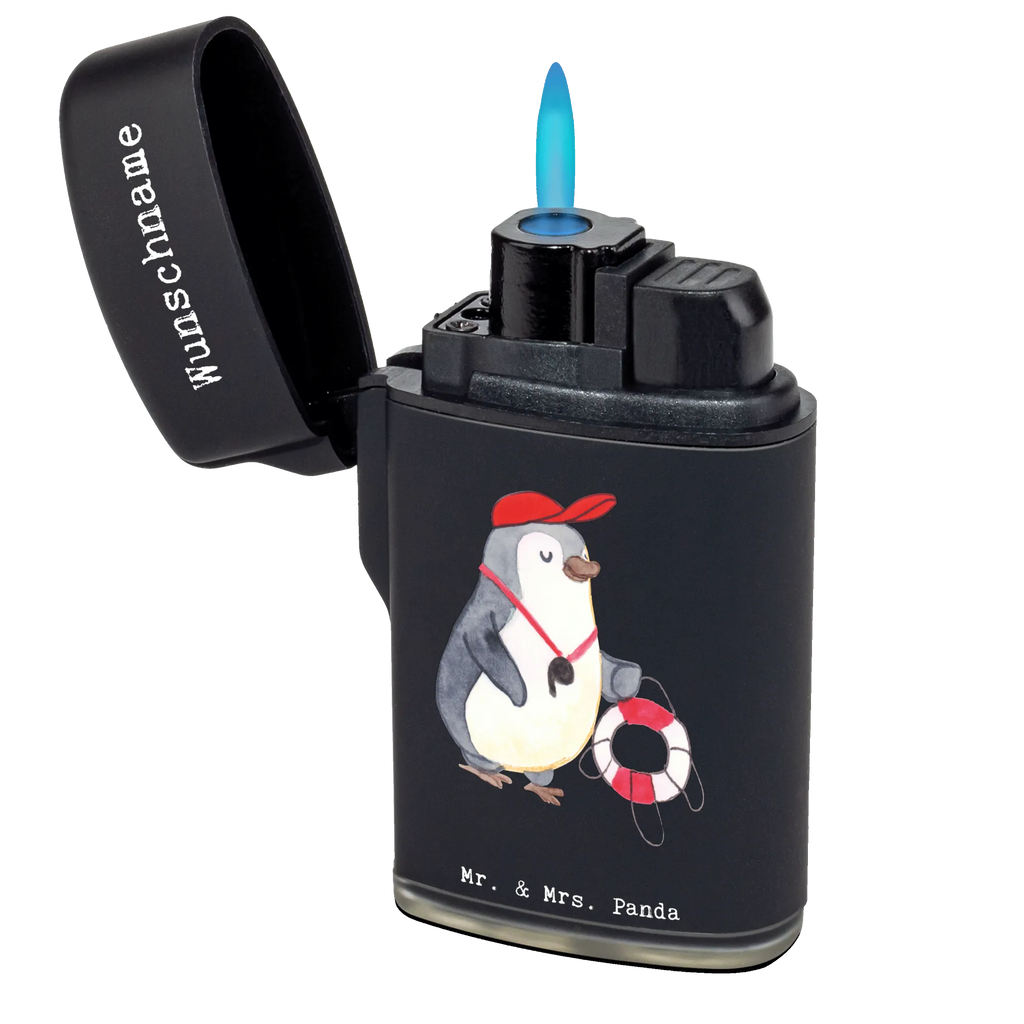 Personalised lighter lifeguard Heart gift, gift idea, best, farewell gift, passing exam, anniversary, retirement, promotion, job start, sayings, funny, profession