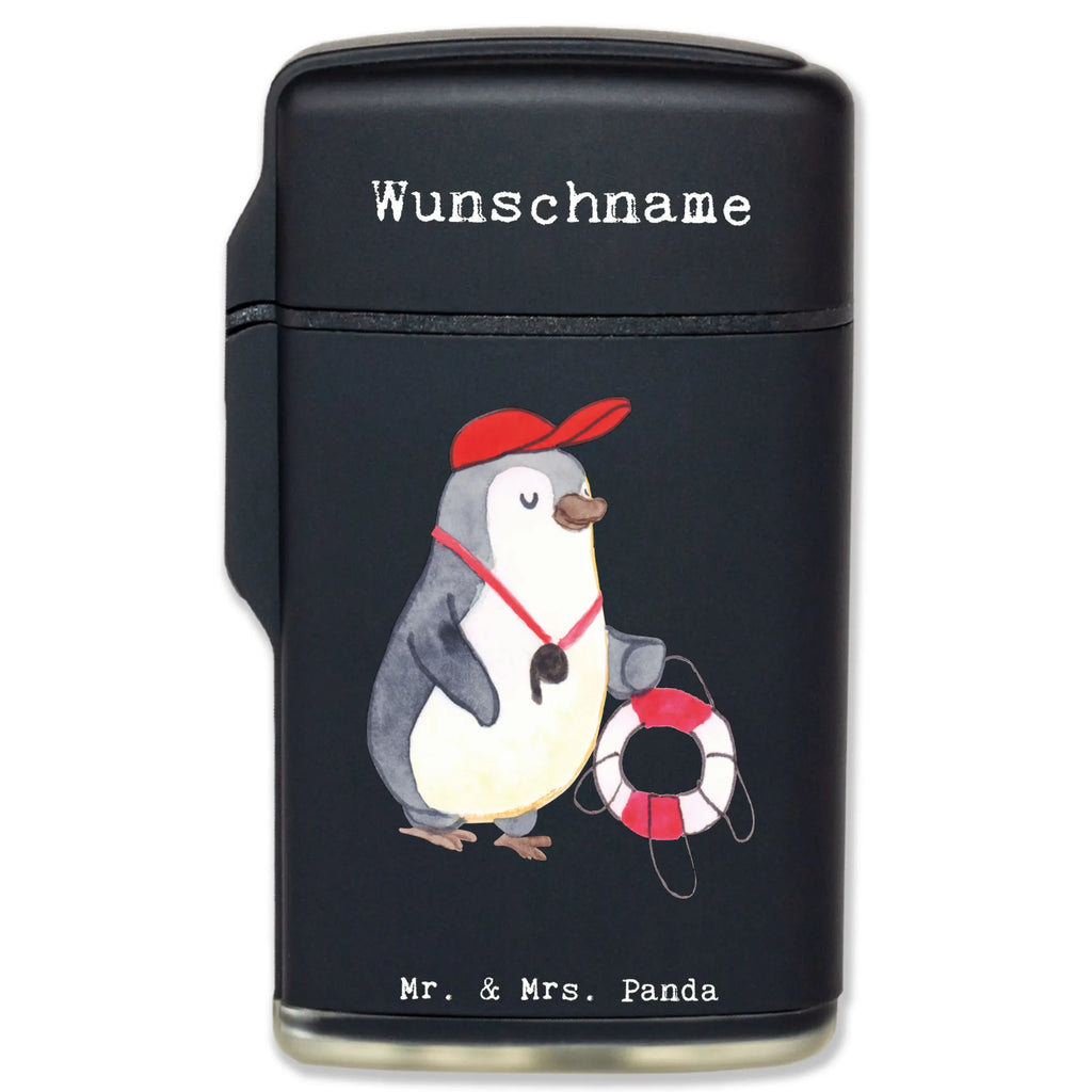 Personalised lighter lifeguard Heart gift, gift idea, best, farewell gift, passing exam, anniversary, retirement, promotion, job start, sayings, funny, profession