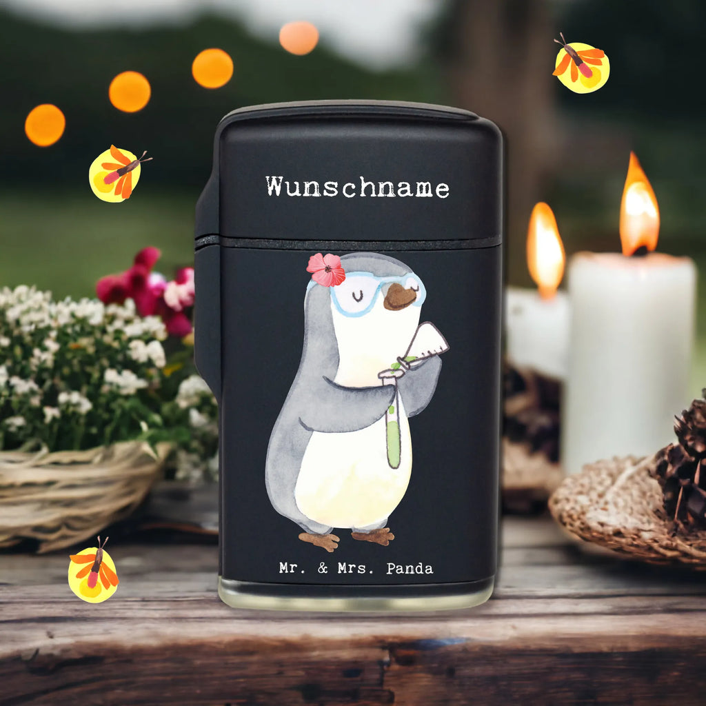 Spersonalizowana zapalniczka laborantka chemiczna serce Zawód, Wykształcenie, Jubileusz, Pożegnanie, Emerytura, Kolega, Koleżanka, Prezent, Dawać, Pracownik, Współpracownik, Firma, Dziękuję, Dziękuję bardzo