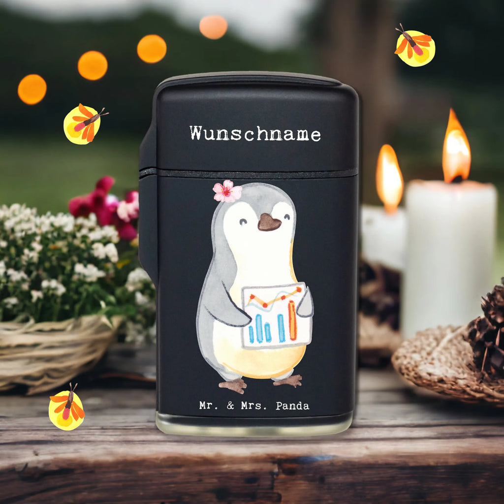 Personalised lighter Business Analyst heart gift, gift idea, best, farewell gift, passing exam, anniversary, retirement, promotion, job start, sayings, funny, profession