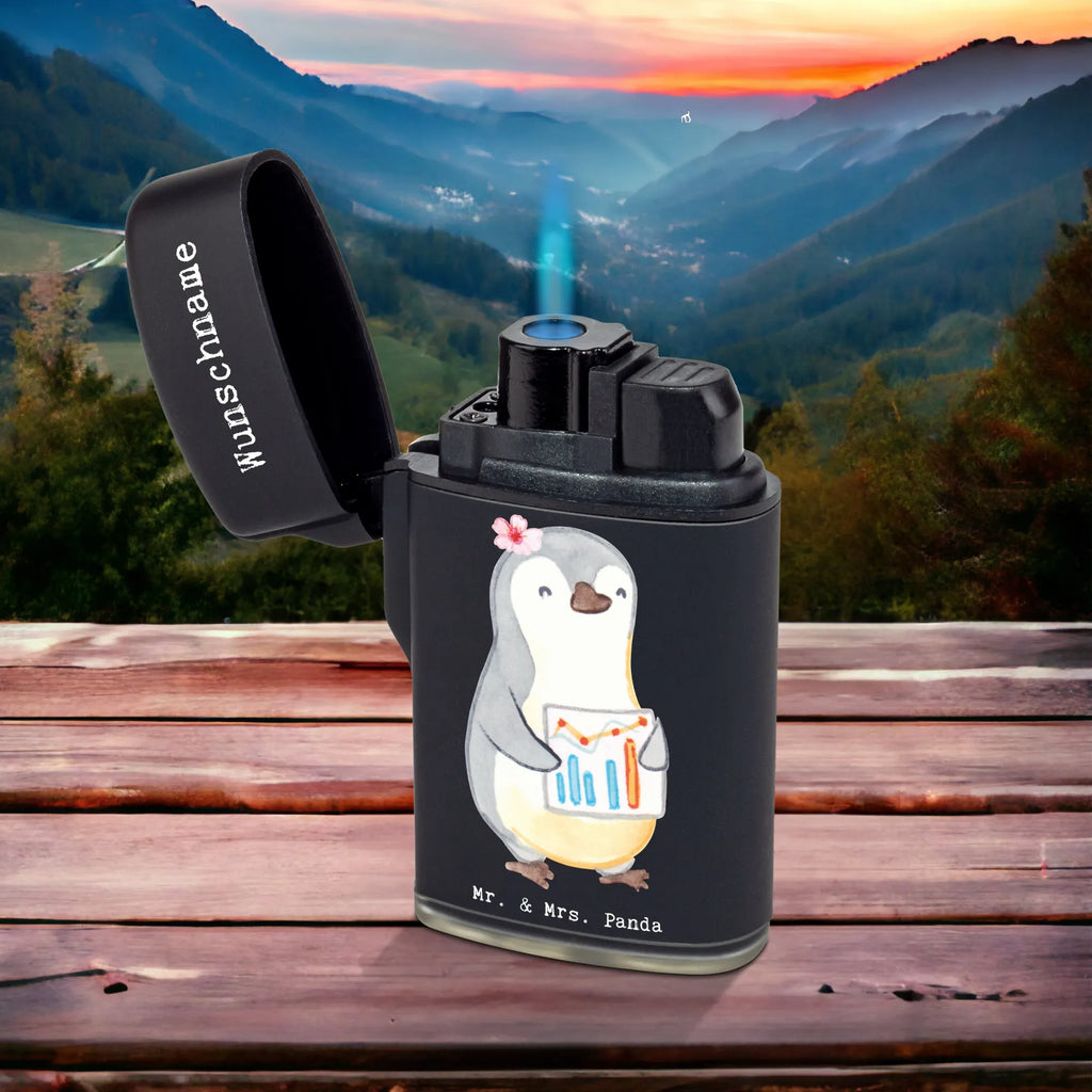 Personalised lighter Business Analyst heart gift, gift idea, best, farewell gift, passing exam, anniversary, retirement, promotion, job start, sayings, funny, profession