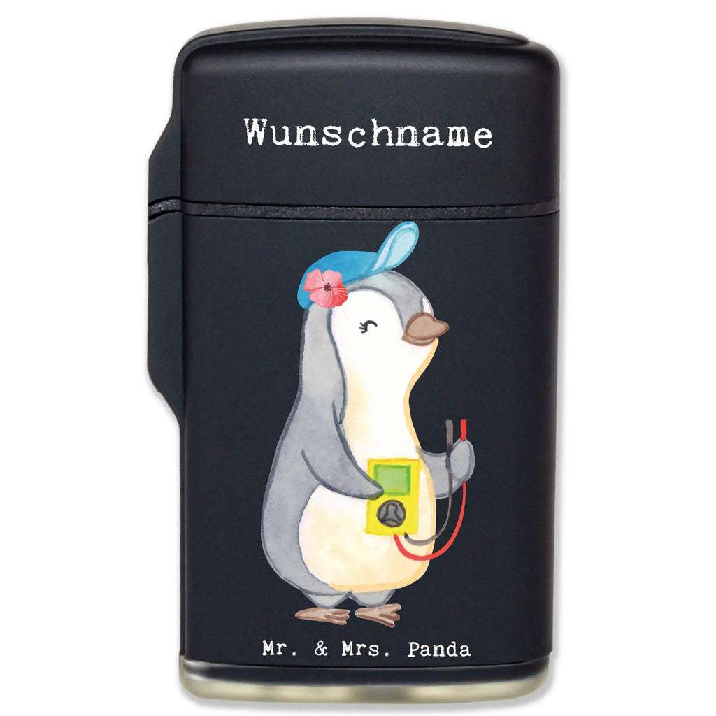 Personalised lighter female electrician heart gift, gift idea, best, farewell gift, passing exam, anniversary, retirement, promotion, job start, sayings, funny, profession