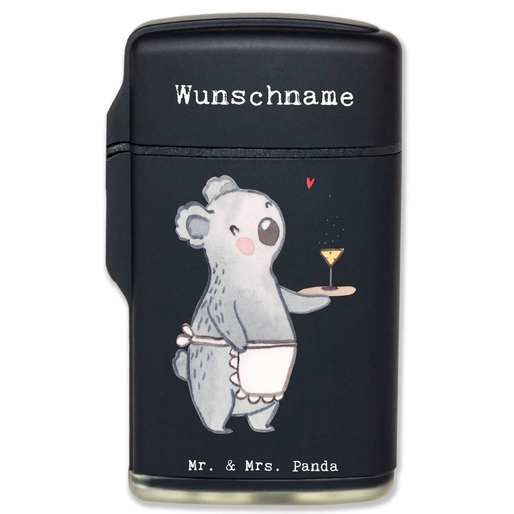 Spersonalizowana zapalniczka Kelnerka serce Zawód, Wykształcenie, Jubileusz, Pożegnanie, Emerytura, Kolega, Koleżanka, Prezent, Dawać, Pracownik, Współpracownik, Firma, Dziękuję, Dziękuję bardzo