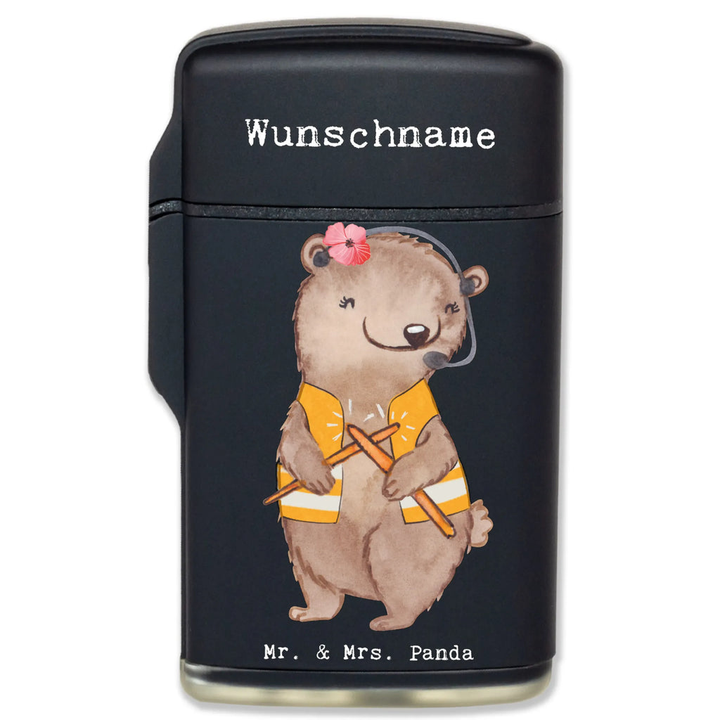 Personalised lighter female air traffic controller Heart gift, gift idea, best, farewell gift, passing exam, anniversary, retirement, promotion, job start, sayings, funny, profession