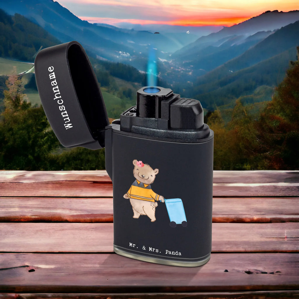 Personalised lighter Specialist - Circular Economy and Waste Management Heart gift, gift idea, best, farewell gift, passing exam, anniversary, retirement, promotion, job start, sayings, funny, profession