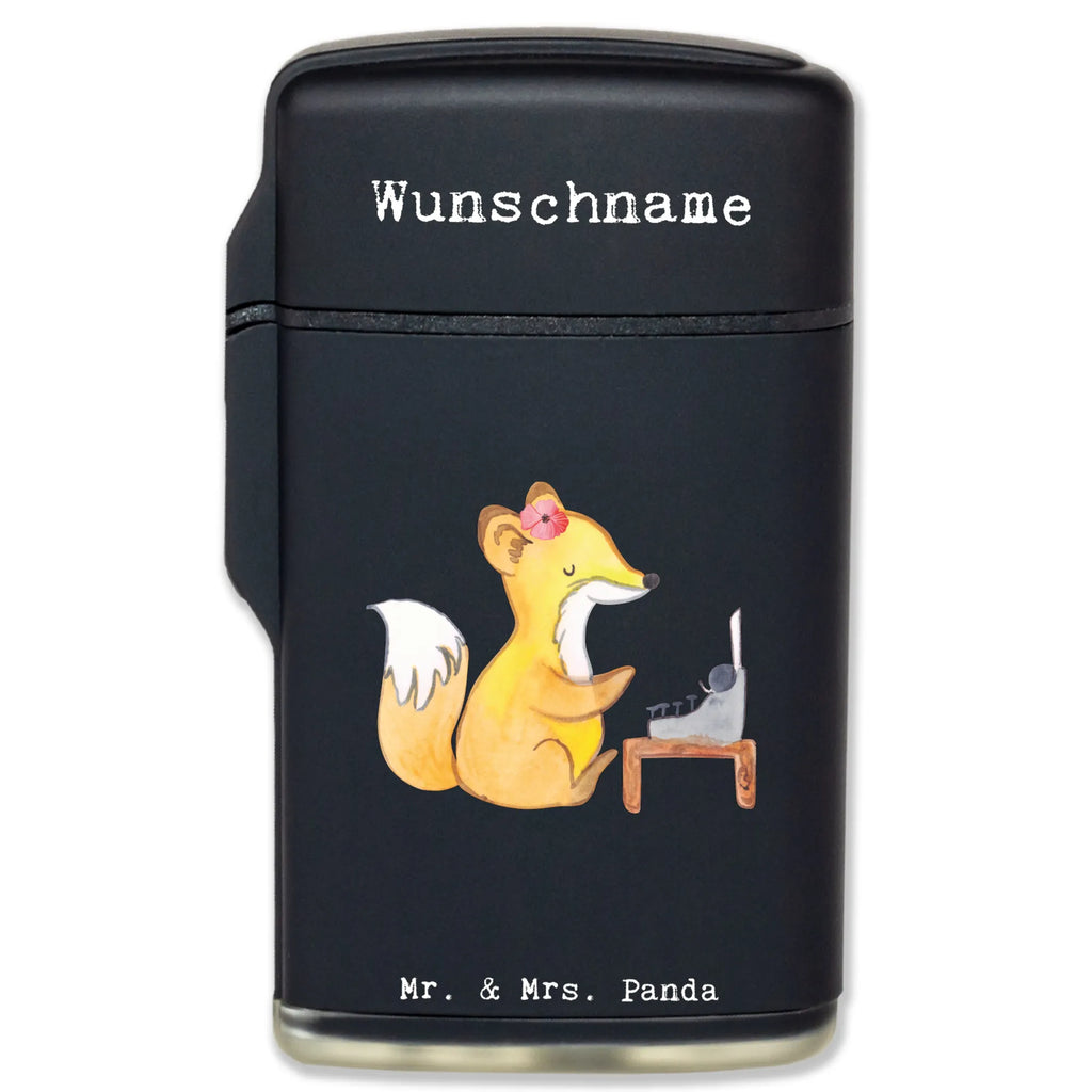 Personalised lighter Secretary heart gift, gift idea, best, farewell gift, passing exam, anniversary, retirement, promotion, job start, sayings, funny, profession