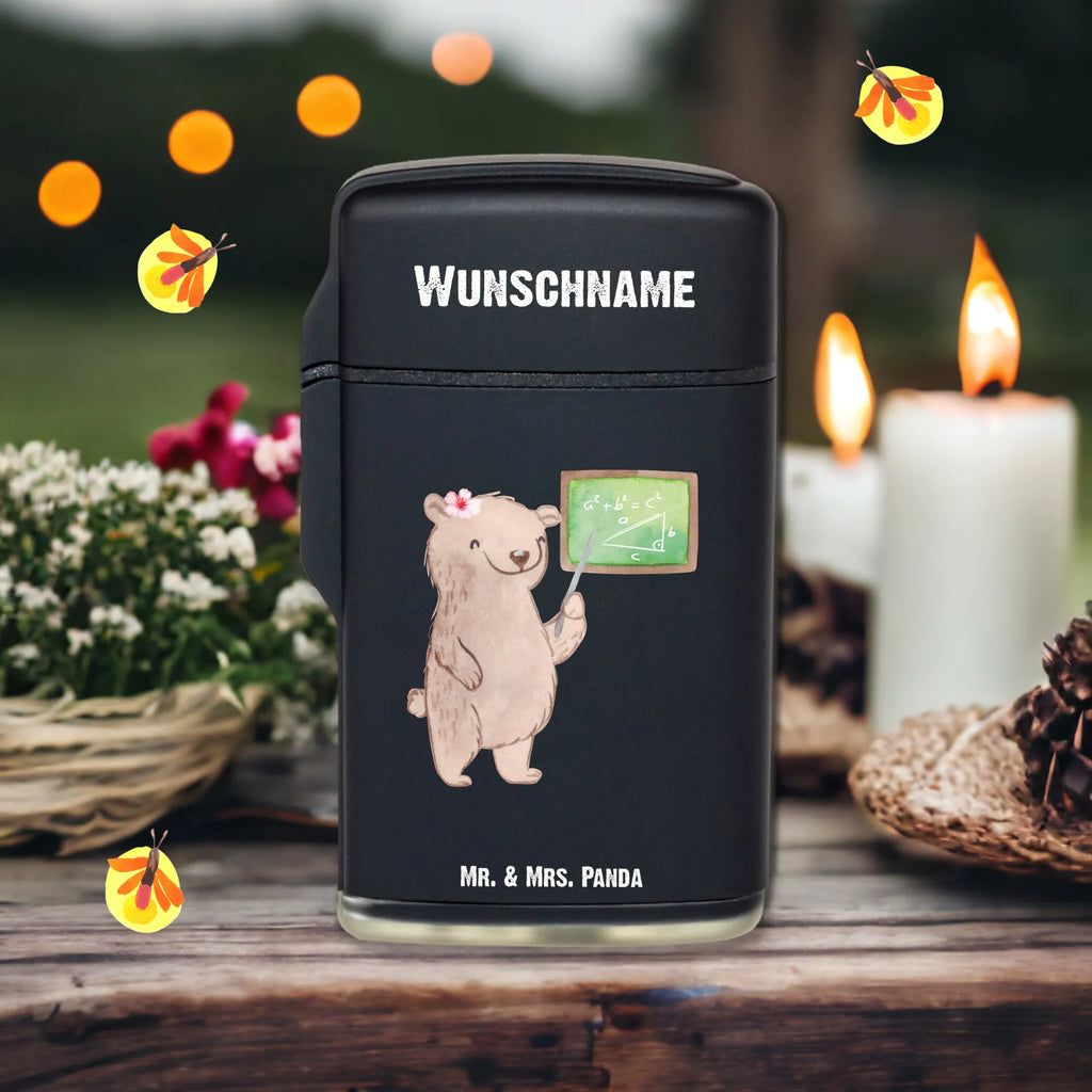 Personalised lighter Math tutor heart gift, gift idea, best, farewell gift, passing exam, anniversary, retirement, promotion, job start, sayings, funny, profession