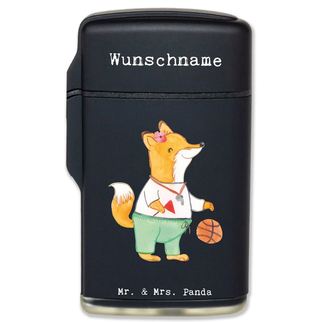 Personalised lighter Basketball coach heart gift, gift idea, best, farewell gift, passing exam, anniversary, retirement, promotion, job start, sayings, funny, profession