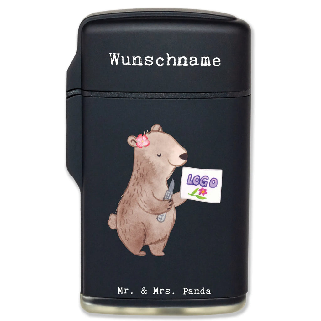 Personalised lighter Advertising Technician Heart gift, gift idea, best, farewell gift, passing exam, anniversary, retirement, promotion, job start, sayings, funny, profession