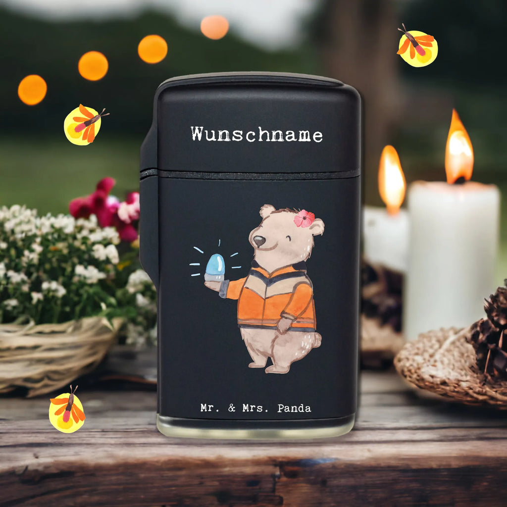 Spersonalizowana zapalniczka ratowniczka medyczna serce Zawód, Wykształcenie, Jubileusz, Pożegnanie, Emerytura, Kolega, Koleżanka, Prezent, Dawać, Pracownik, Współpracownik, Firma, Dziękuję, Dziękuję bardzo