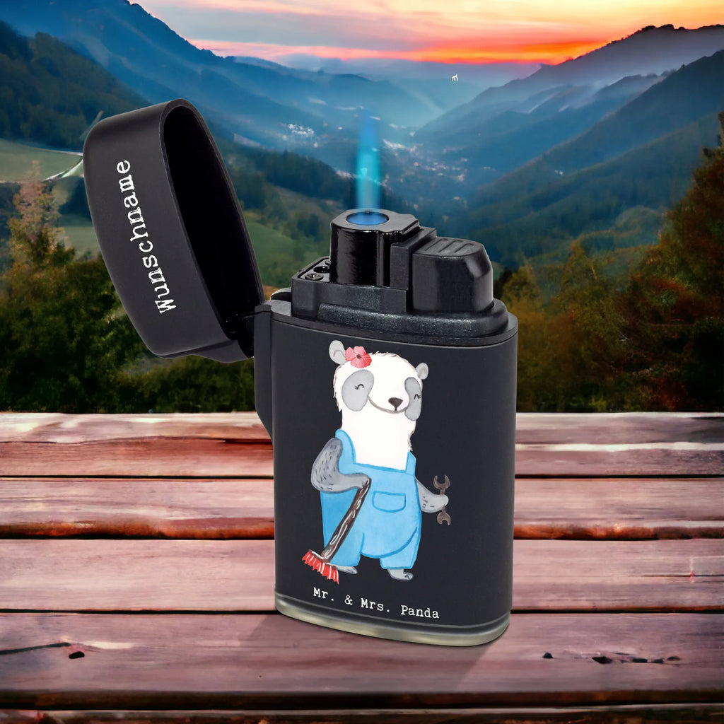 Spersonalizowana zapalniczka dozorczyni serce Zawód, Wykształcenie, Jubileusz, Pożegnanie, Emerytura, Kolega, Koleżanka, Prezent, Dawać, Pracownik, Współpracownik, Firma, Dziękuję, Dziękuję bardzo