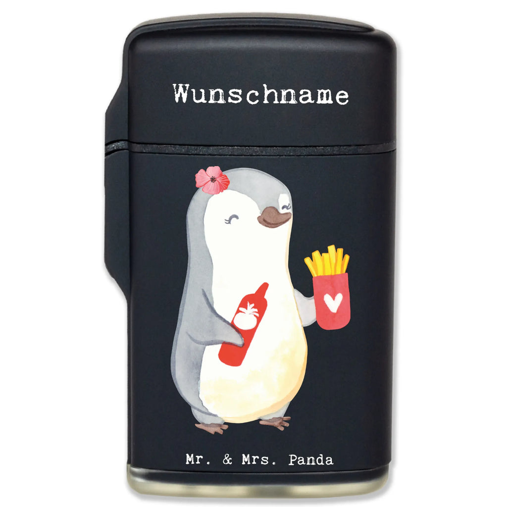 Personalised lighter female snack bar owner Heart gift, gift idea, best, farewell gift, passing exam, anniversary, retirement, promotion, job start, sayings, funny, profession