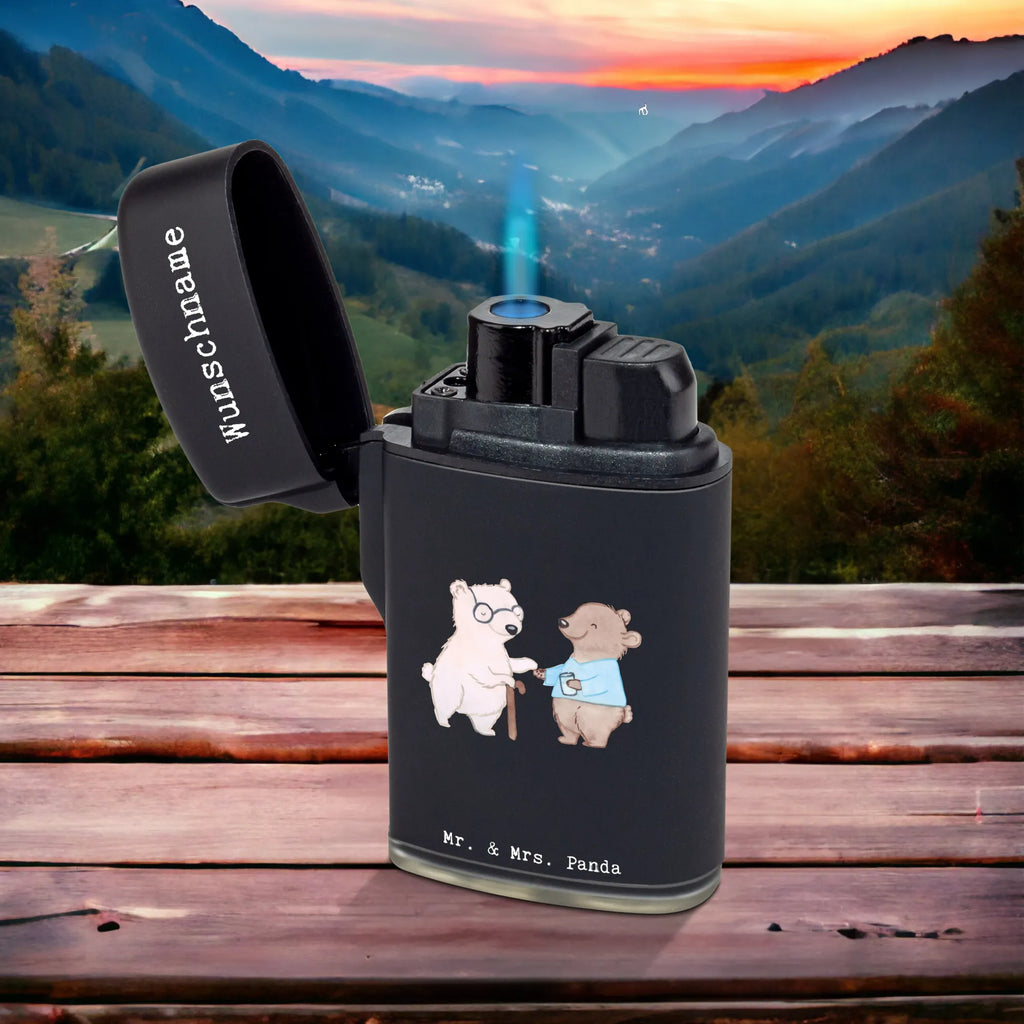 Spersonalizowana zapalniczka Opiekun osób starszych Serce Zawód, Wykształcenie, Jubileusz, Pożegnanie, Emerytura, Kolega, Koleżanka, Prezent, Dawać, Pracownik, Współpracownik, Firma, Dziękuję, Dziękuję bardzo