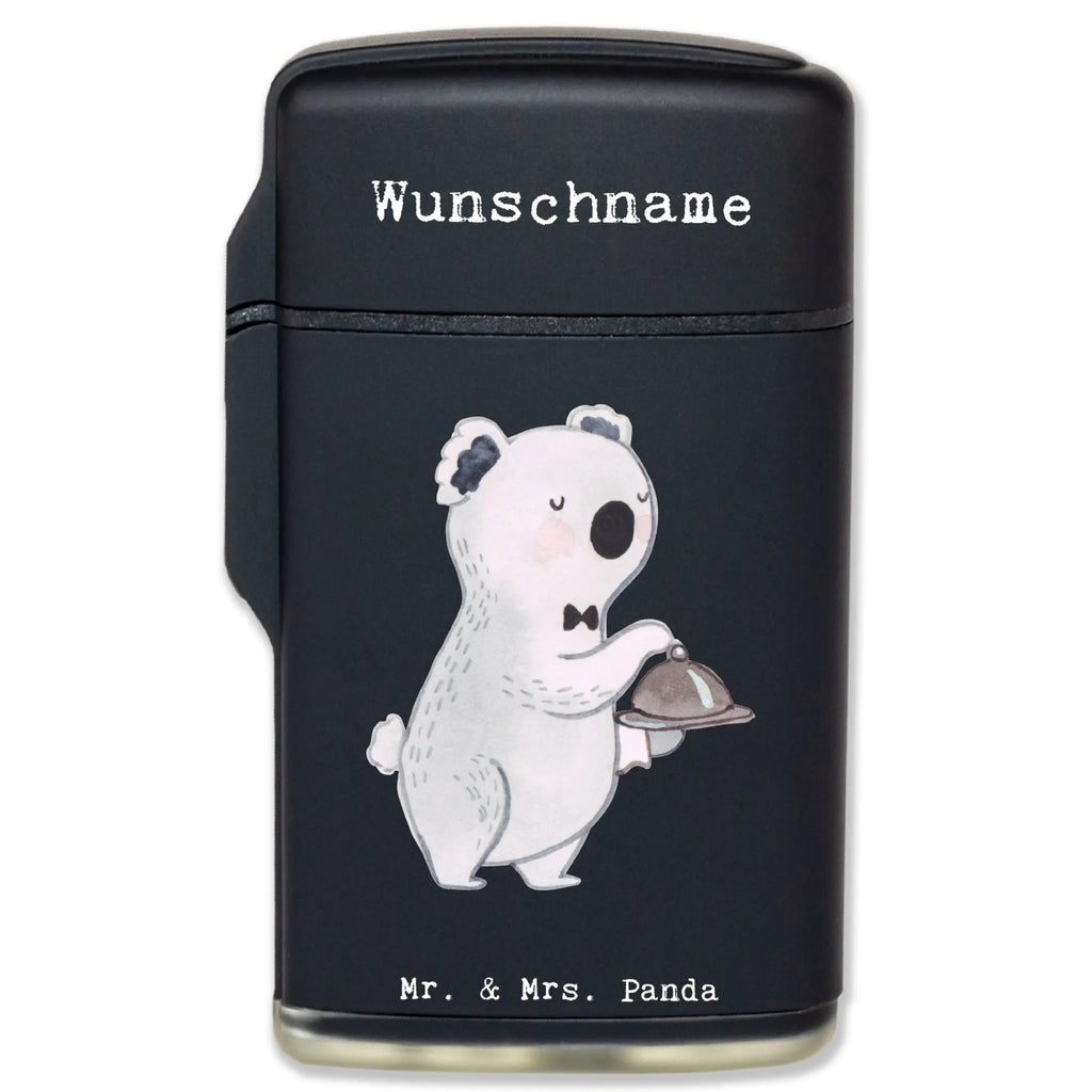 Spersonalizowana zapalniczka kelner serce Zawód, Wykształcenie, Jubileusz, Pożegnanie, Emerytura, Kolega, Koleżanka, Prezent, Dawać, Pracownik, Współpracownik, Firma, Dziękuję, Dziękuję bardzo