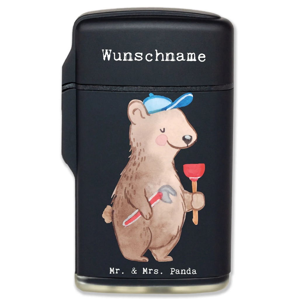 Spersonalizowana zapalniczka hydraulik serce Zawód, Wykształcenie, Jubileusz, Pożegnanie, Emerytura, Kolega, Koleżanka, Prezent, Dawać, Pracownik, Współpracownik, Firma, Dziękuję, Dziękuję bardzo