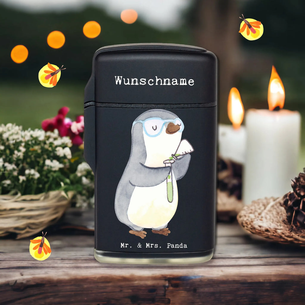 Personalised lighter Chemist Heart gift, gift idea, best, farewell gift, passing exam, anniversary, retirement, promotion, job start, sayings, funny, profession