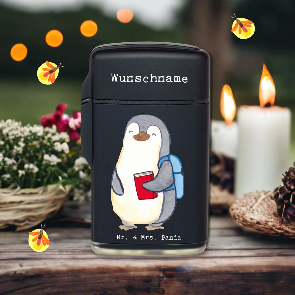 Personalised lighter Student heart gift, gift idea, best, farewell gift, passing exam, anniversary, retirement, promotion, job start, sayings, funny, profession