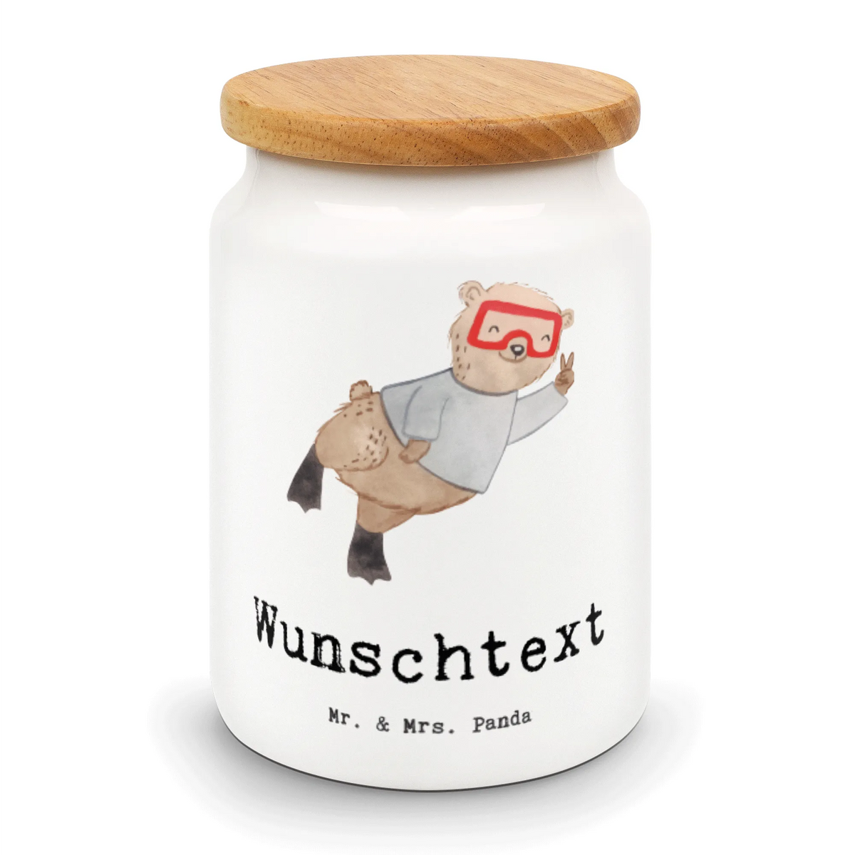 Personalized Storage Jar bear Dive custom pantry container, personalized canister, engraved kitchen jar, personalized storage container, personalized cookie jar, monogrammed food storage, personalized treat jar, custom treat canister, personalized cookie tin, personalized storage jar, personalized ceramic jar, Gift, sport, hobby, giving, thank you, award, profit, athlete, dive, diving, diving school, Diving, snorkeling
