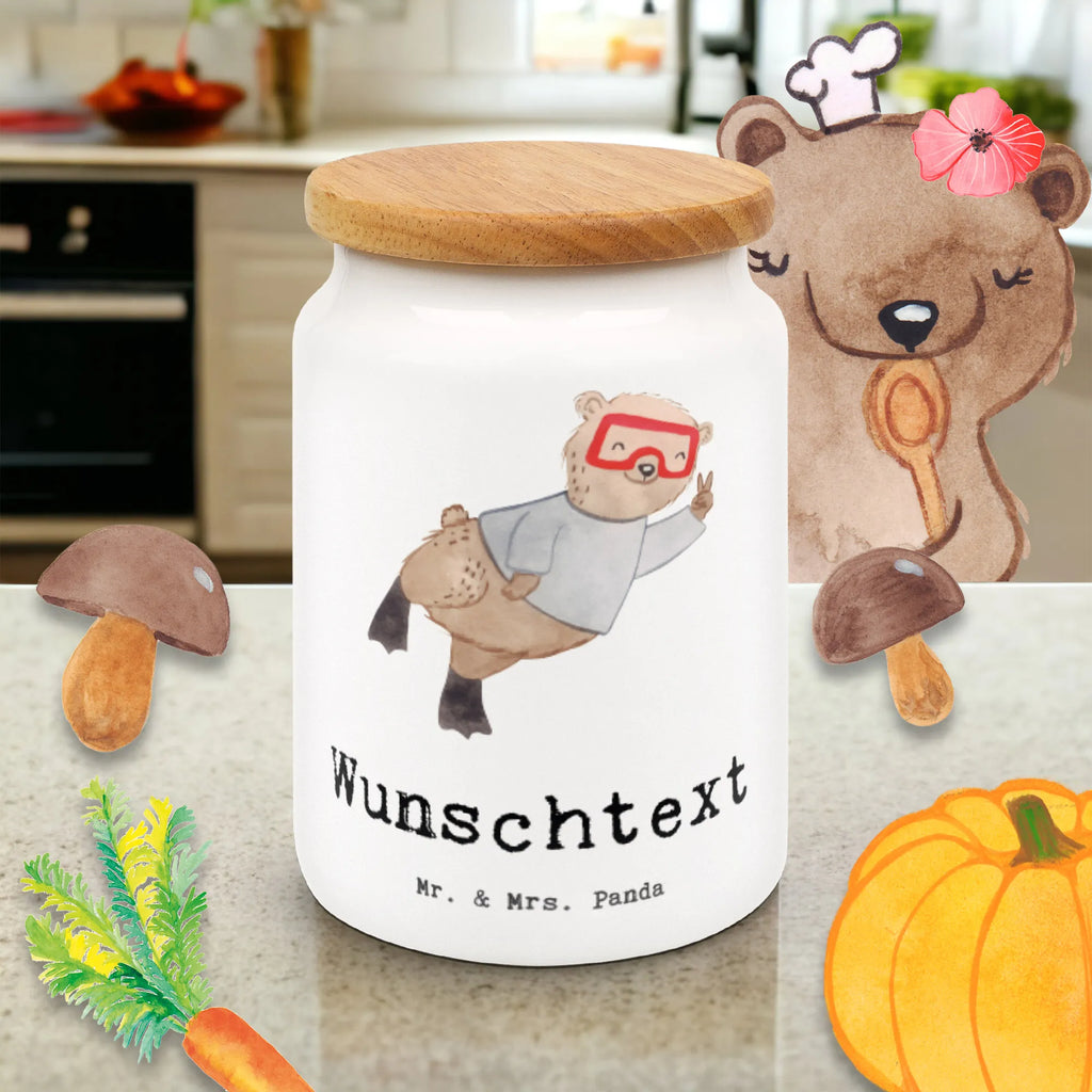 Spersonalizowany pojemnik na zapasy niedźwiedź Nurkowanie Prezent, Sport, Dyscyplina sportowa, Hobby, Darować, Dziękuję, Dzięki, Wyróżnienie, Wygrana, Sportowiec