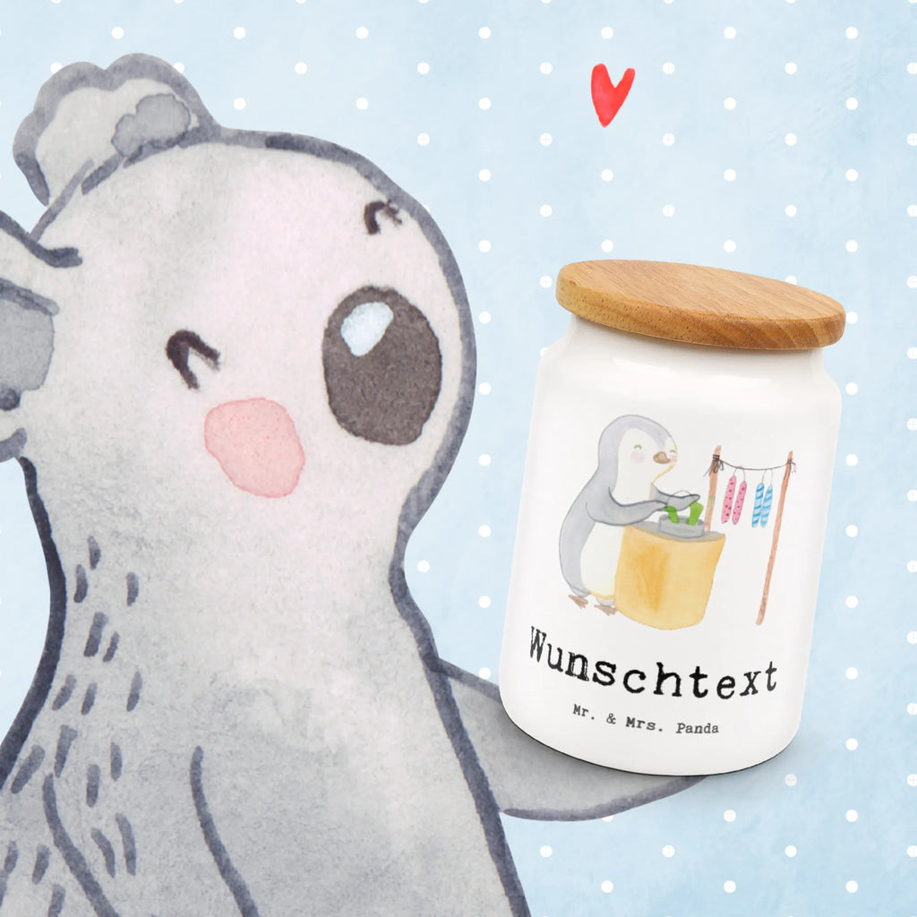 Spersonalizowany pojemnik na zapasy Pingwin Robienie świec Prezent, Sport, Dyscyplina sportowa, Hobby, Darować, Dziękuję, Dzięki, Wyróżnienie, Wygrana, Sportowiec