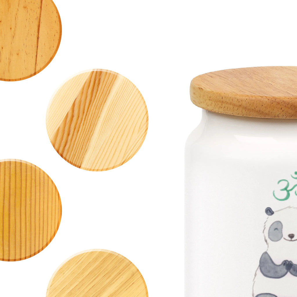 Personalized Storage Jar panda meditate custom treat canister, engraved kitchen jar, personalized canister, personalized ceramic jar, personalized cookie jar, personalized cookie tin, personalized storage container, personalized storage jar, custom pantry container, personalized treat jar, monogrammed food storage, Gift, sport, hobby, giving, thank you, award, profit, athlete, meditation, Meditate, meditation course