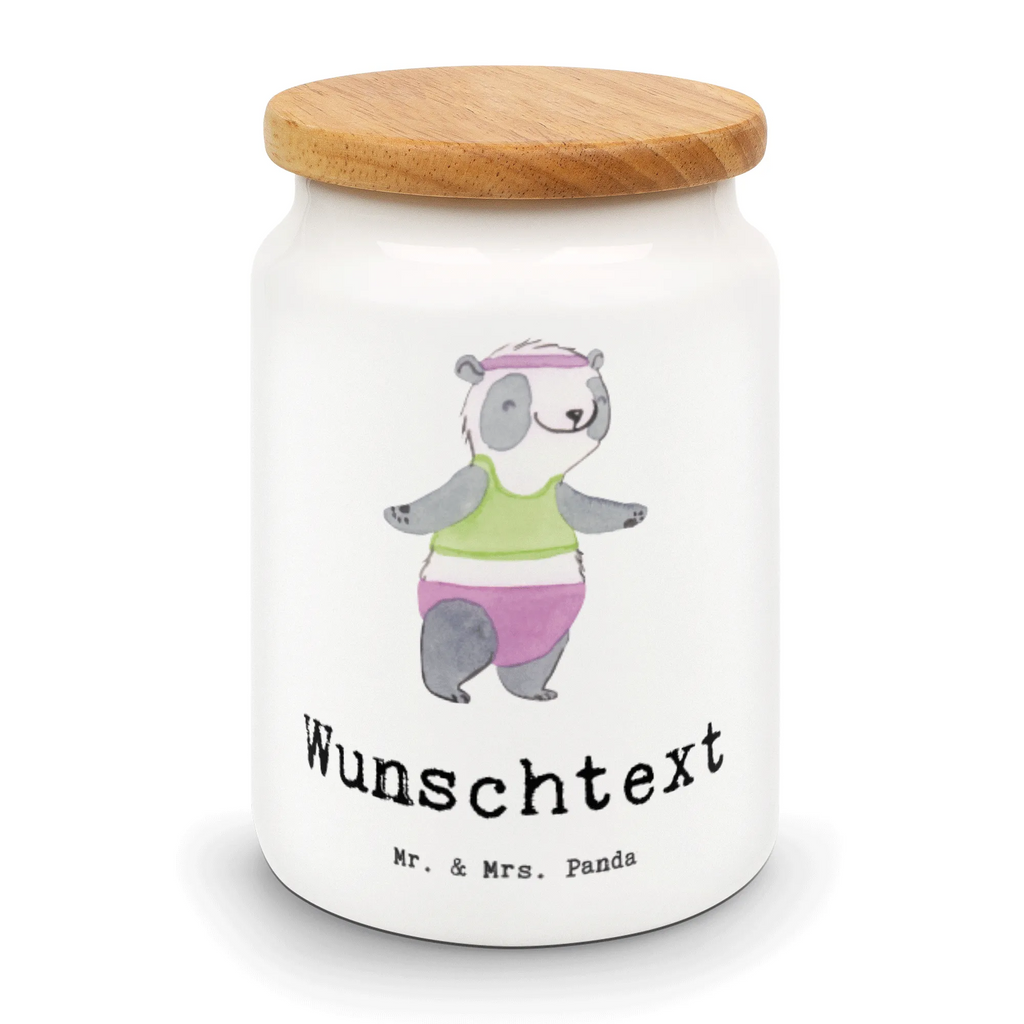 Personalized Storage Jar panda aerobics personalized ceramic jar, personalized storage container, personalized treat jar, custom pantry container, personalized storage jar, engraved kitchen jar, personalized canister, personalized cookie tin, monogrammed food storage, personalized cookie jar, custom treat canister, Gift, sport, hobby, giving, thank you, award, profit, athlete, aerobics fitness, Aerobics, gym