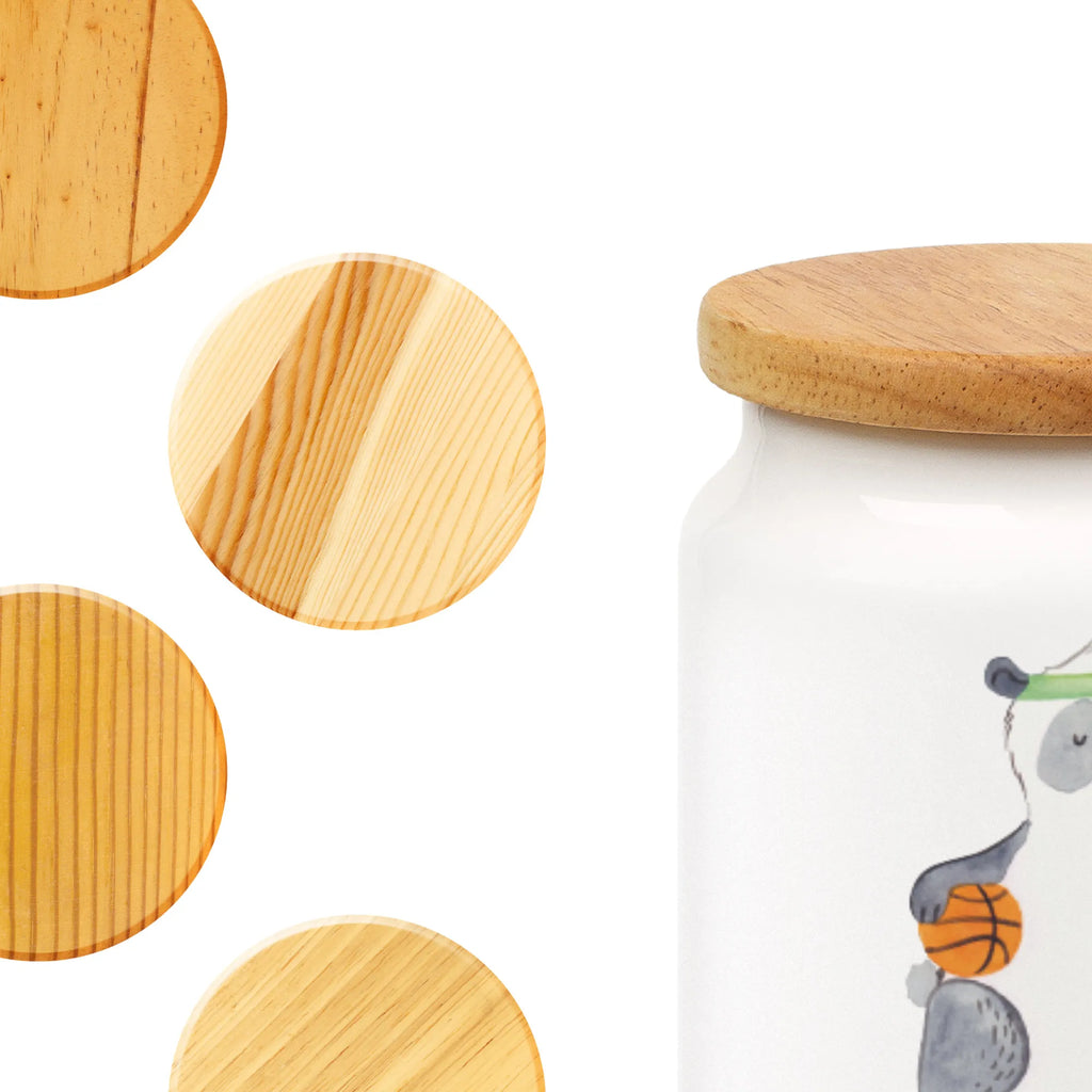 Spersonalizowany pojemnik na zapasy Panda koszykówka Prezent, Sport, Dyscyplina sportowa, Hobby, Darować, Dziękuję, Dzięki, Wyróżnienie, Wygrana, Sportowiec