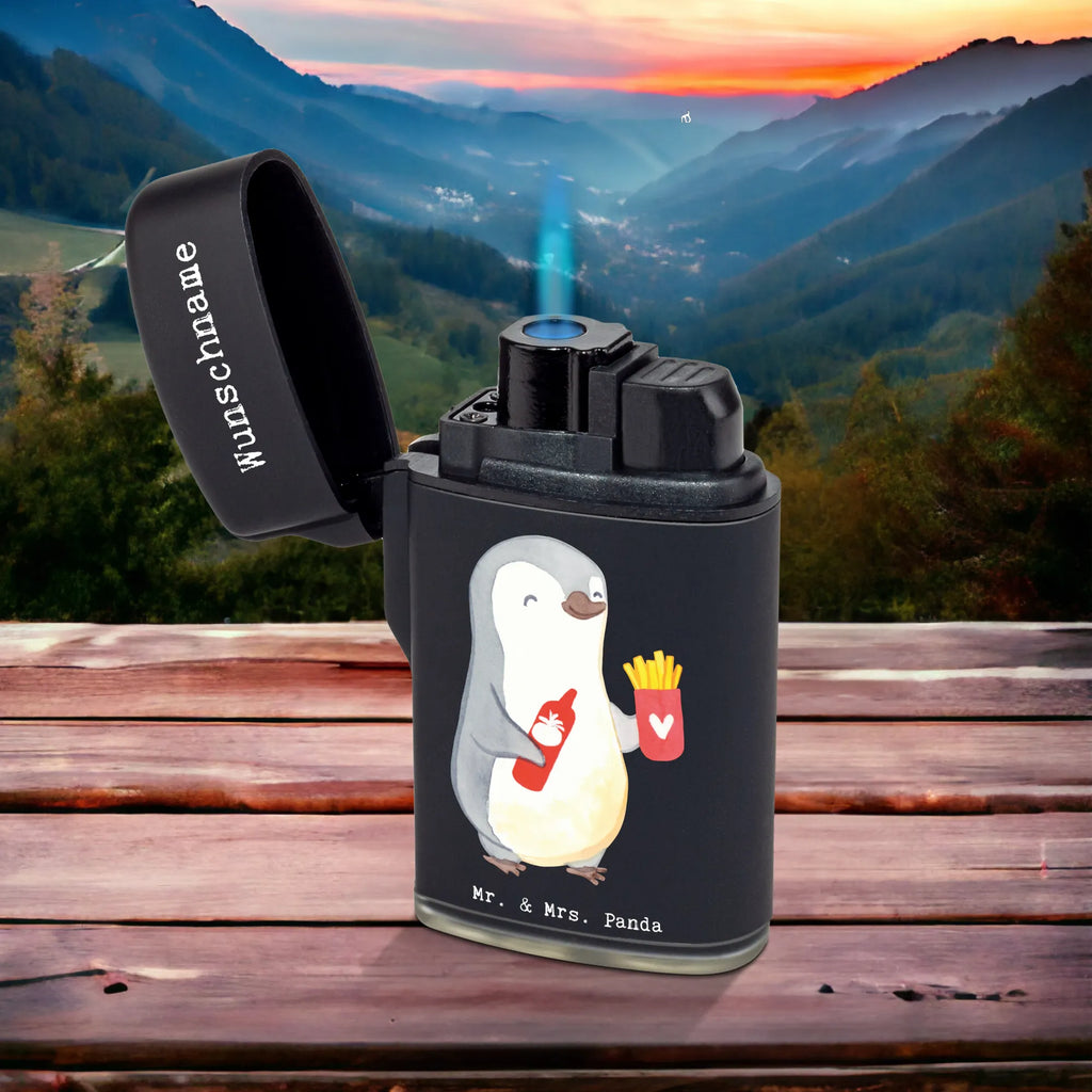 Personalised lighter Snack seller Heart gift, gift idea, best, farewell gift, passing exam, anniversary, retirement, promotion, job start, sayings, funny, profession