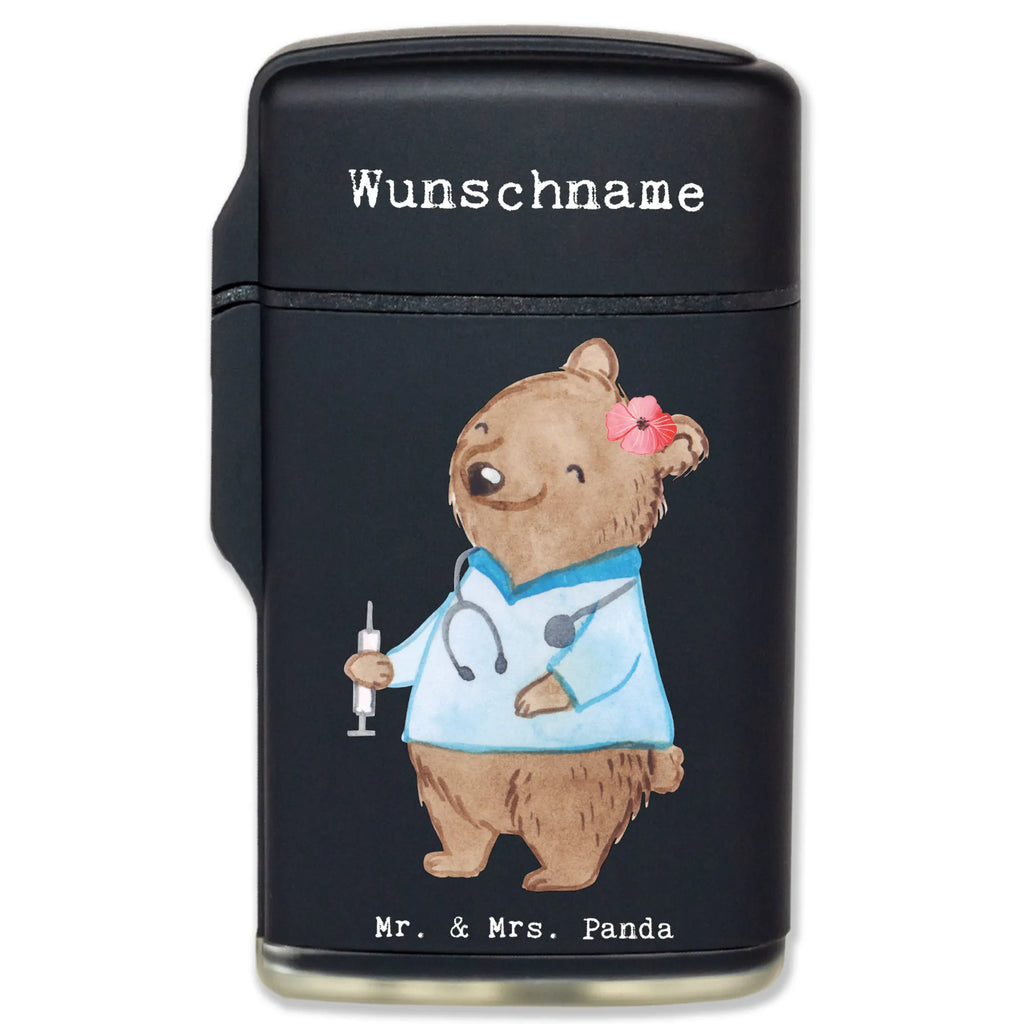 Personalised lighter nursing assistant heart gift, gift idea, best, farewell gift, passing exam, anniversary, retirement, promotion, job start, sayings, funny, profession