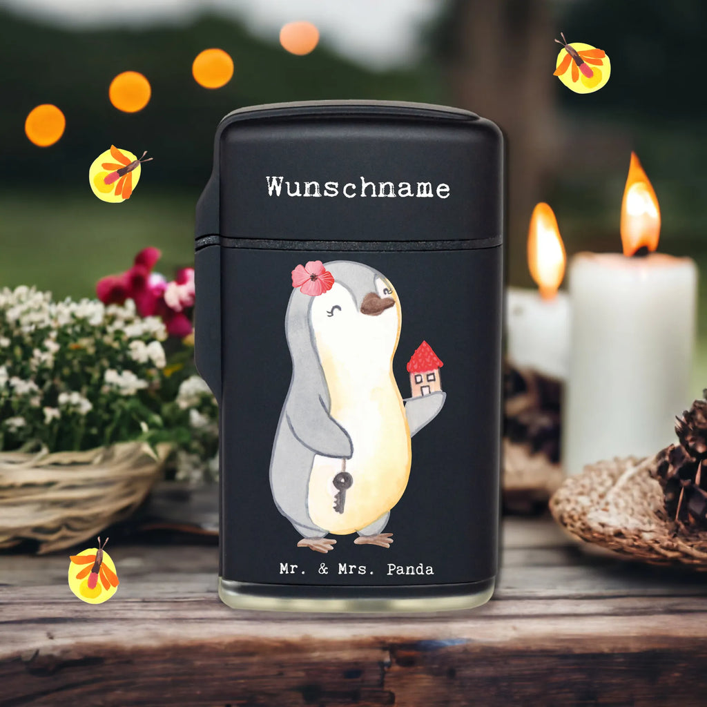 Personalised lighter Real Estate Agent heart gift, gift idea, best, farewell gift, passing exam, anniversary, retirement, promotion, job start, sayings, funny, profession